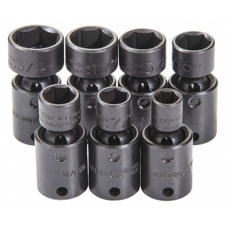 Impct Skt St Steel Blk Oxd 3/8 to 3/4 in