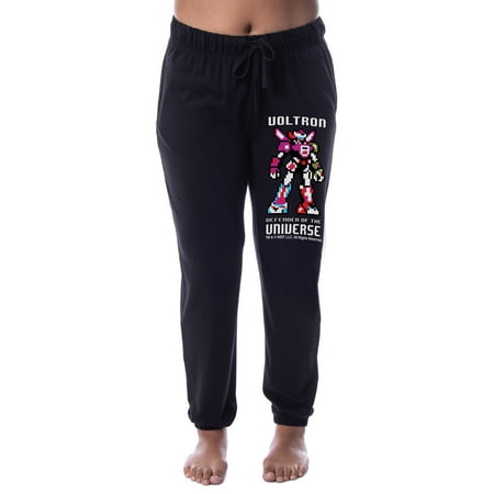 Voltron: Defender of the Universe Womens 8-Bit Sleep Jogger Pajama Pants (XL)