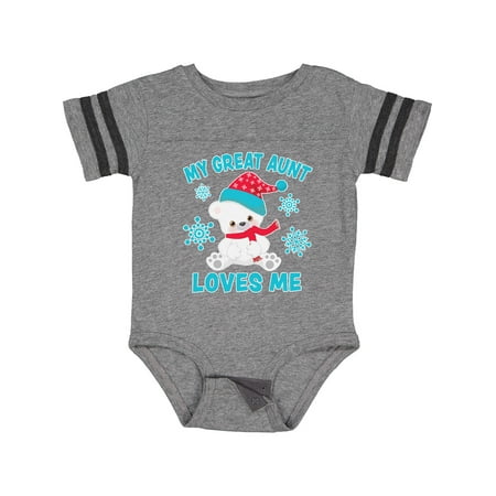 Inktastic Polar Bear My Great Aunt Loves Me in Santa Hat Gift Baby Boy or Baby Girl Bodysuit
Inktastic Polar Bear My Great Aunt Loves Me in Santa Hat Gift Baby Boy or Baby Girl Bodysuit