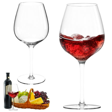 Dznils 2Pcs Red Wine Glasses 16.9oz Long Stem White Wine Goblet Clear Hand Blown Crystal Wine Glasses Elegant White Wine Glasses Reusable Crystal Glasses for Cocktail Cabernet Home Bar Wedding Parties
Dznils 2Pcs Red Wine Glasses 16.9oz Long Stem White Wine Goblet Clear Hand Blown Crystal Wine Glasses Elegant White Wine Glasses Reusable Crystal Glasses for Cocktail Cabernet Home Bar Wedding Parties
