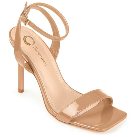 Journee Collection Womens Dorian Tru Comfort Foam Open Toe High Stiletto Pumps