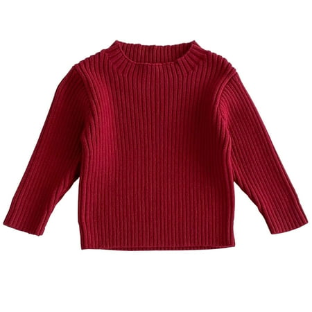 Hrsba Baby Girl Boys Sweater Children s Long Sleeves Round Neck High Collar Strip Stretch Slim Versatile Knitted Sweater Bottoming Shirt Wine 2-3T
Hrsba Baby Girl Boys Sweater Children s Long Sleeves Round Neck High Collar Strip Stretch Slim Versatile Knitted Sweater Bottoming Shirt Wine 2-3T