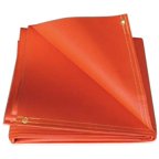 HI TEMP R51-6X8-32-B Welding Blanket, 6 ft. W, 8 ft., Red