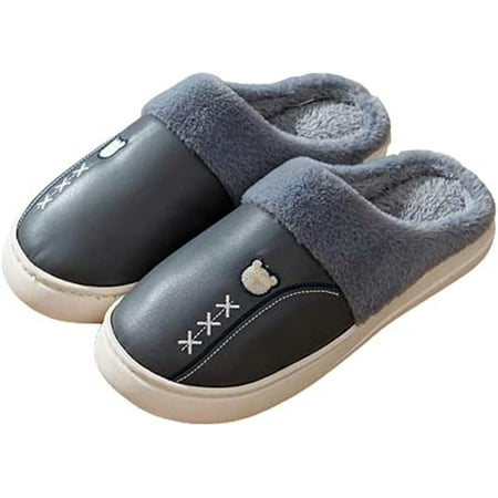 DanceeMangoo Women Men Warm Fluffy Faux Fur Soft Slippers Fuzzy Cute Bear Printing Anti-slip Memory Foam House Shoes Home Indoor Outdoor Waterprrof PU Leather Surface
DanceeMangoo Women Men Warm Fluffy Faux Fur Soft Slippers Fuzzy Cute Bear Printing Anti-slip Memory Foam House Shoes Home Indoor Outdoor Waterprrof PU Leather Surface