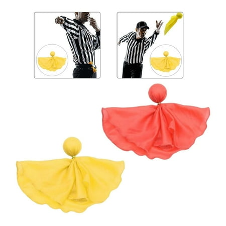 12Pcs Football Penalty Flag Portable Lightweight Challenge Flags Sports Fan