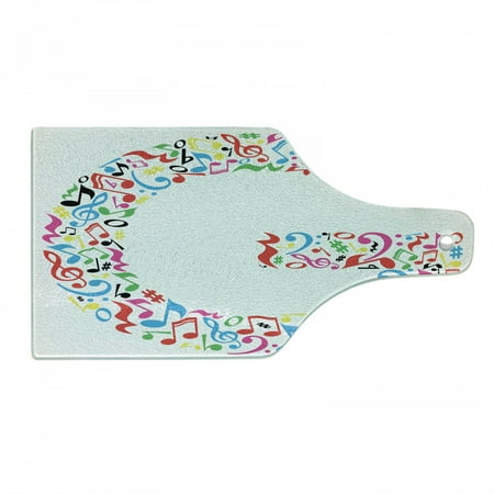 Letter G Cutting Board Majuscule G and Music Inspired Theme Colorful Musical Notes Alphabet Art Print Tempered Glass Cutting and Serving Board Wine Bottle Shape Multicolor by Ambesonne
Letter G Cutting Board Majuscule G and Music Inspired Theme Colorful Musical Notes Alphabet Art Print Tempered Glass Cutting and Serving Board Wine Bottle Shape Multicolor by Ambesonne