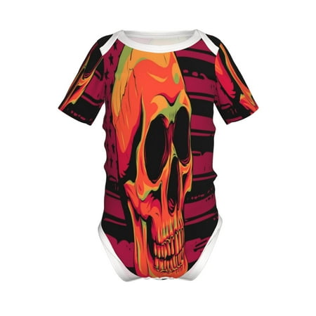 Lukts Skull And Flag Usa Print Baby Short Sleeve Romper Onesie for Newborn Baby Boys and Girls-9M
Lukts Skull And Flag Usa Print Baby Short Sleeve Romper Onesie for Newborn Baby Boys and Girls-9M