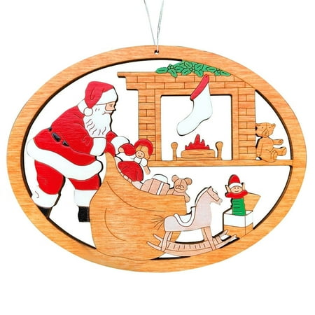 HOVTOIL Pendant Christmas Tree Pendant Hand Painted Fade Resistant Ornamental Hollow Out Wooden Crafts Decoration Reusable Wooden Christmas Tree Pendant Decor for Home
HOVTOIL Pendant Christmas Tree Pendant Hand Painted Fade Resistant Ornamental Hollow Out Wooden Crafts Decoration Reusable Wooden Christmas Tree Pendant Decor for Home