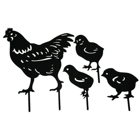 HOMEMAXS 4Pcs Acrylic Animal Stakes Chicken Garden Silhouette Yard Art Festival Gifts
HOMEMAXS 4Pcs Acrylic Animal Stakes Chicken Garden Silhouette Yard Art Festival Gifts