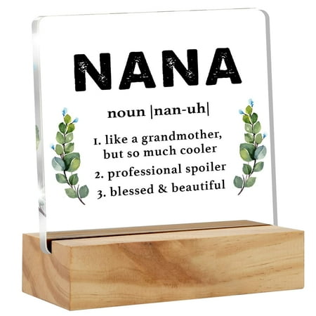 Nana Gift Grandma Gifts From Grandchildren Nana Definition Desk Decor Grandma Best Nana Acrylic Des
Nana Gift Grandma Gifts From Grandchildren Nana Definition Desk Decor Grandma Best Nana Acrylic Des