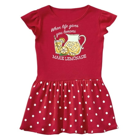Inktastic When Life Gives You Lemons Make Lemonade Gift Toddler Girl Dress