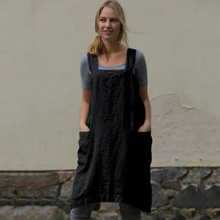 Wyongtao Cozy Women Cotton Linen Pinafore Square Cross Apron Garden Work Pinafore Dress
Wyongtao Cozy Women Cotton Linen Pinafore Square Cross Apron Garden Work Pinafore Dress