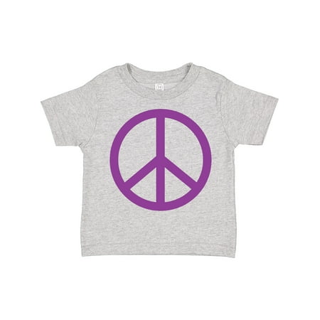 Inktastic Purple Peace Sign Gift Toddler Boy or Toddler Girl T-Shirt