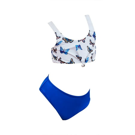 CHGBMOK Summer Toddler Swimsuit Girls Two-Piece Swimsuit Butterfly Print Solid Color Beach Split Bikini
CHGBMOK Summer Toddler Swimsuit Girls Two-Piece Swimsuit Butterfly Print Solid Color Beach Split Bikini