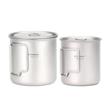 Ultralight Titanium Cup Outdoor Portable 2PCS Cup Set 420ml 650ml Camping Picnic Water Cup Mug with Foldable Handle
Ultralight Titanium Cup Outdoor Portable 2PCS Cup Set 420ml 650ml Camping Picnic Water Cup Mug with Foldable Handle
