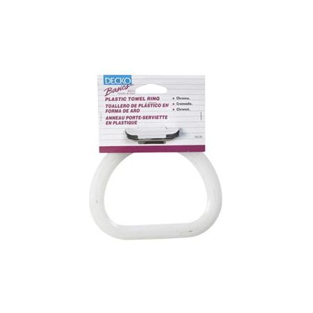 Decko 38230 Basics Plastic Towel Ring
