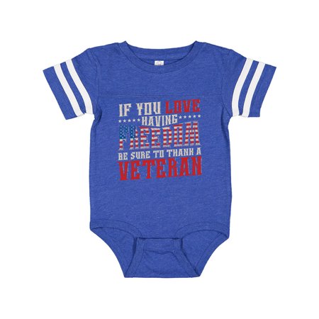 Inktastic Love Freedom Thank Veteran USA Gift Baby Boy or Baby Girl Bodysuit
Inktastic Love Freedom Thank Veteran USA Gift Baby Boy or Baby Girl Bodysuit