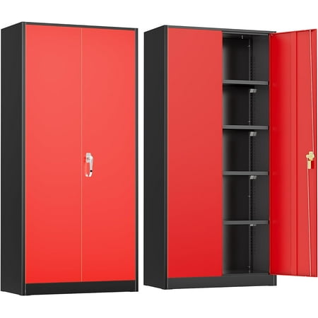 Metal Garage Cabinet 72 Steel Locking Garage Cabinet with Doors and Shelves Metal Office Cabinet for School Garage(Black Green 36 W x18 D)
Metal Garage Cabinet 72 Steel Locking Garage Cabinet with Doors and Shelves Metal Office Cabinet for School Garage(Black Green 36 W x18 D)