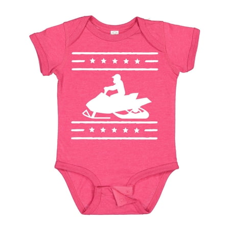 Inktastic Snowmobile Gift Silhouette Gift Baby Boy or Baby Girl Bodysuit