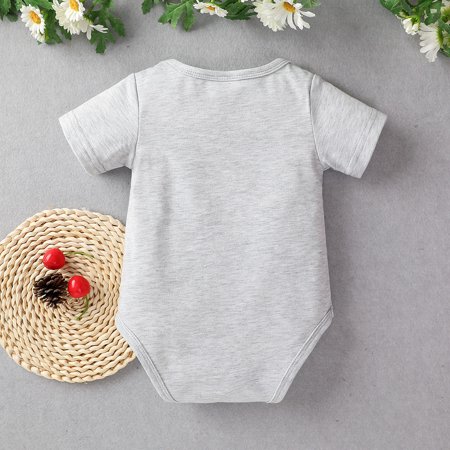Aayomet Letter Sleeve Bodysuit Baby Short Print Boys Romper Outfits Girls Girls Romper&Jumpsuit Girl Clothes Gray 0
Aayomet Letter Sleeve Bodysuit Baby Short Print Boys Romper Outfits Girls Girls Romper&Jumpsuit Girl Clothes Gray 0