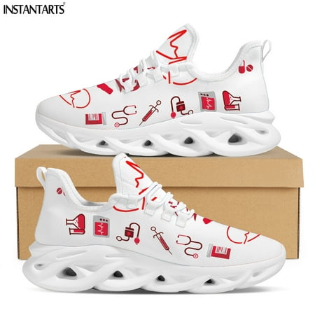 Women Lace Up Mesh Swing Sneaker Medical Tools Pattern Ladies Platform Shoes Lightweight Comfort Tenis Masculino Hot
Women Lace Up Mesh Swing Sneaker Medical Tools Pattern Ladies Platform Shoes Lightweight Comfort Tenis Masculino Hot