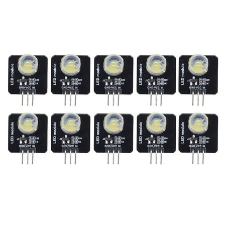 2024 10Pcs LED Module 10mm 3.3V5V Decorative Light Board Chip Bulb for Home Decoration MRB050D White
2024 10Pcs LED Module 10mm 3.3V5V Decorative Light Board Chip Bulb for Home Decoration MRB050D White
