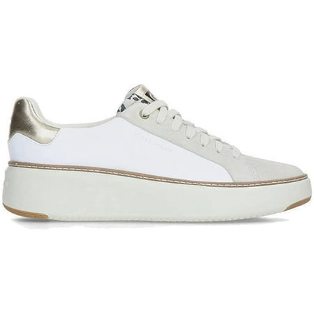 Cole Haan Grandpro TopSpin Sneaker 5 White/Leo Print