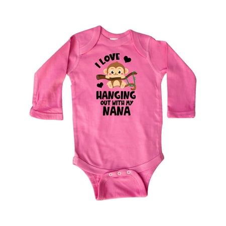 Inktastic Monkey I Love Hanging out with My Nana Gift Baby Boy or Baby Girl Long Sleeve Bodysuit
Inktastic Monkey I Love Hanging out with My Nana Gift Baby Boy or Baby Girl Long Sleeve Bodysuit
