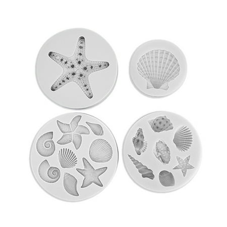Chocolate Shell Conch Silicone Mold Cake Fondant Mould Baking Sugar Craft Tool