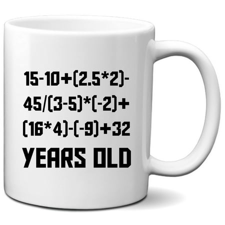 70th Birthday Mug - 70 Years Old Algebra Equation Math Coffee Mug