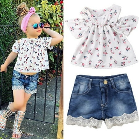 Newborn Kid Baby Girl Floral Off Shoulder Tops T-shirt Denim Shorts Pants Outfit
Newborn Kid Baby Girl Floral Off Shoulder Tops T-shirt Denim Shorts Pants Outfit
