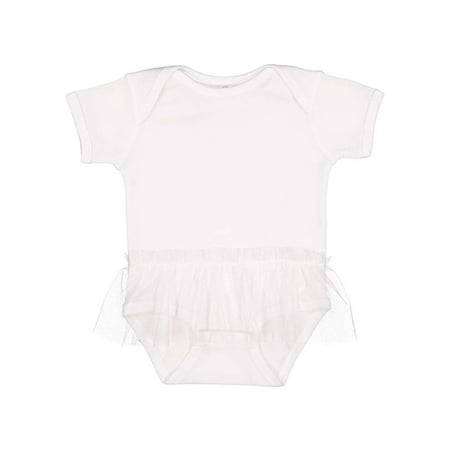 Rabbit Skins Infant Tutu Baby Rib Bodysuit