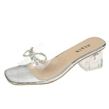 autumn winter shoes Womens Fashion Crystal Bowknot Transparency Square Heel Slip On Sandals Shoes
autumn winter shoes Womens Fashion Crystal Bowknot Transparency Square Heel Slip On Sandals Shoes