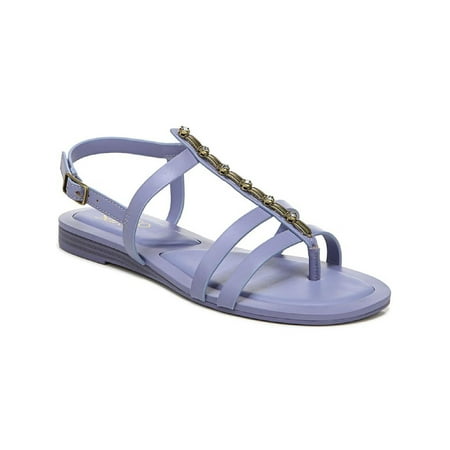 Franco Sarto Womens Greca Faux Leather Strappy Slingback Sandals