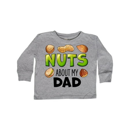 Inktastic Nuts About My Dad Peanut Almond Pistachio Gift Toddler Boy or Toddler Girl Long Sleeve T-Shirt
Inktastic Nuts About My Dad Peanut Almond Pistachio Gift Toddler Boy or Toddler Girl Long Sleeve T-Shirt