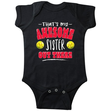 Inktastic That s My Awesome Sister Out There with Softballs Gift Baby Boy or Baby Girl Bodysuit
Inktastic That s My Awesome Sister Out There with Softballs Gift Baby Boy or Baby Girl Bodysuit