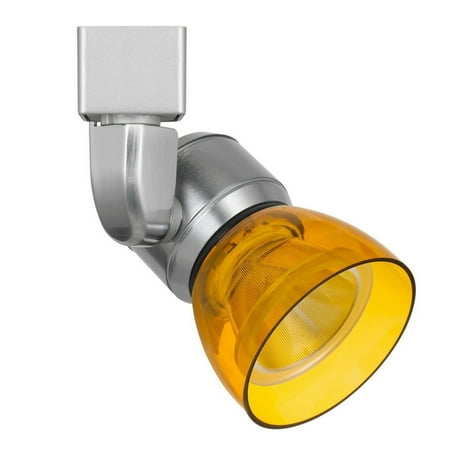 Metal and Clear Polycarbonate LED Track Fixture Silver and Yellow- Saltoro Sherpi
Metal and Clear Polycarbonate LED Track Fixture Silver and Yellow- Saltoro Sherpi