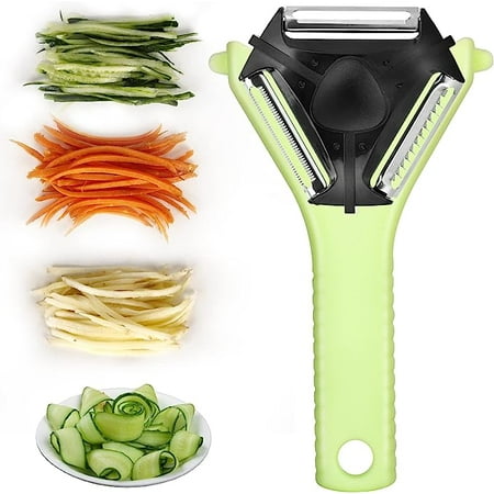 3 In 1 Stainless Steel Kitchen Multifunction Peeler - Slicer Grater Shredder - Vegetable Fruit peeling slicing Tools - Kitchen Gadget Accessories- Green
3 In 1 Stainless Steel Kitchen Multifunction Peeler - Slicer Grater Shredder - Vegetable Fruit peeling slicing Tools - Kitchen Gadget Accessories- Green