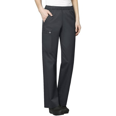 WonderWink Womens Plus-Size Wonderwork Pull-On Cargo Scrub Pant