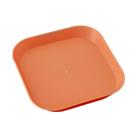 5 inch Plastic Square Dinner Dish Snack Tray Dessert Plate for Vegetable Fruit