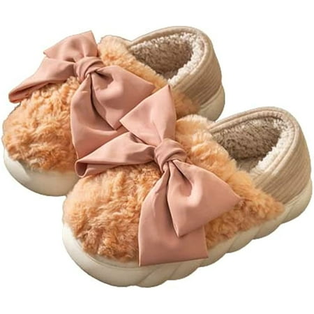 PIKADINGNIS Women Elegant Cute Bow Fluffy Fur Warm Soft House Shoes Heel Wrap Chic Furry Slippers Indoor Outdoor
PIKADINGNIS Women Elegant Cute Bow Fluffy Fur Warm Soft House Shoes Heel Wrap Chic Furry Slippers Indoor Outdoor