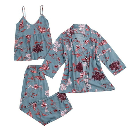 Women s Pajamas Sets Satin Pajamas for Women Silk Pajamas Sexy Pajamas Robes Pajamas Nightdress Lingerie Underwear Sleepwear Printed Pajama Of 3 Blue Xl Pjs For Women Teddy Lingerie For Wo7274
Women s Pajamas Sets Satin Pajamas for Women Silk Pajamas Sexy Pajamas Robes Pajamas Nightdress Lingerie Underwear Sleepwear Printed Pajama Of 3 Blue Xl Pjs For Women Teddy Lingerie For Wo7274