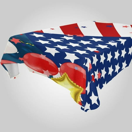 Hyjoy 60x60inch Independence Day Square Tablecloth Spill-Proof Polyester Table Cloth Table Cover for Kitchen Dining Picnic Holiday Party Decoration
Hyjoy 60x60inch Independence Day Square Tablecloth Spill-Proof Polyester Table Cloth Table Cover for Kitchen Dining Picnic Holiday Party Decoration