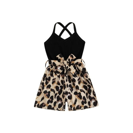 Chollius Summer Toddler Baby Girl Clothes Leopard Print Halter Sleeveless Backless Romper Bowknot Belt One Piece Shorts
Chollius Summer Toddler Baby Girl Clothes Leopard Print Halter Sleeveless Backless Romper Bowknot Belt One Piece Shorts