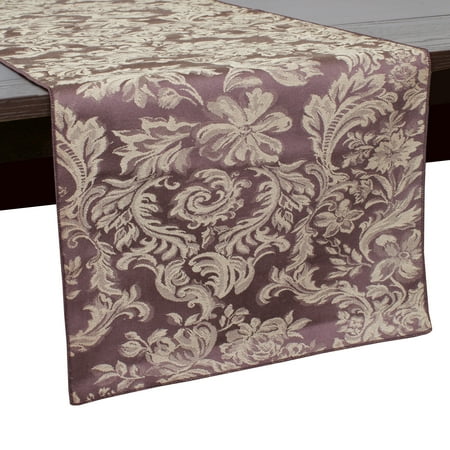 Ultimate Textile Miranda 14 x 108-Inch Damask Table Runner
