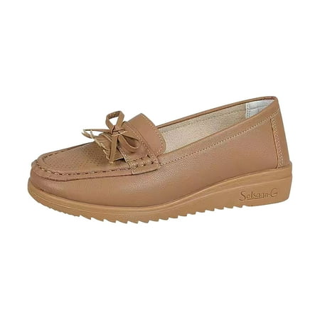 Women s Comfort Walking Boat Shoes Leather Loafers Casual Slip-On Clearance Teen Girls Shoes Slip-On Comfort Fashion Comfortable For Walking Flat Shoes Khaki 7.5
Women s Comfort Walking Boat Shoes Leather Loafers Casual Slip-On Clearance Teen Girls Shoes Slip-On Comfort Fashion Comfortable For Walking Flat Shoes Khaki 7.5