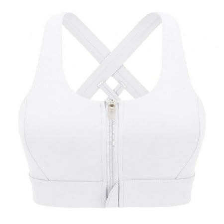 Popvcly Women Front Zipper Sports Bra Wirefree Padded Push up Tops Breathable Fitness Yoga Vest
Popvcly Women Front Zipper Sports Bra Wirefree Padded Push up Tops Breathable Fitness Yoga Vest