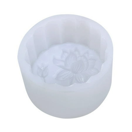 Lotus Mooncake Fondant Mold Silicone Chocolate Candy Mold Cupcake Baking Tool