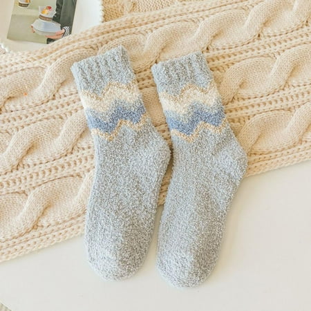Aosijia Women Floor Plush Socks Coral Velvet Socks Winter Thickened Warm Sleep Socks Medium Tube Female Socks Light Blue
Aosijia Women Floor Plush Socks Coral Velvet Socks Winter Thickened Warm Sleep Socks Medium Tube Female Socks Light Blue