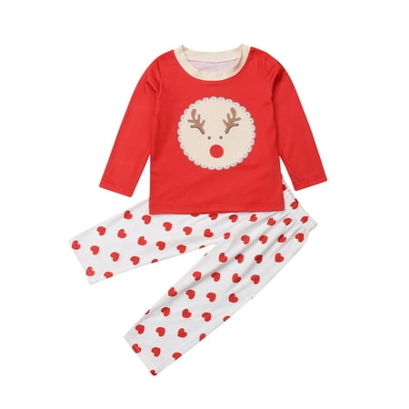 Family Matching Christmas Pajamas Set Xmas Elk Heart Printed Red Sleepwear for Women Kid Men Adult
Family Matching Christmas Pajamas Set Xmas Elk Heart Printed Red Sleepwear for Women Kid Men Adult
